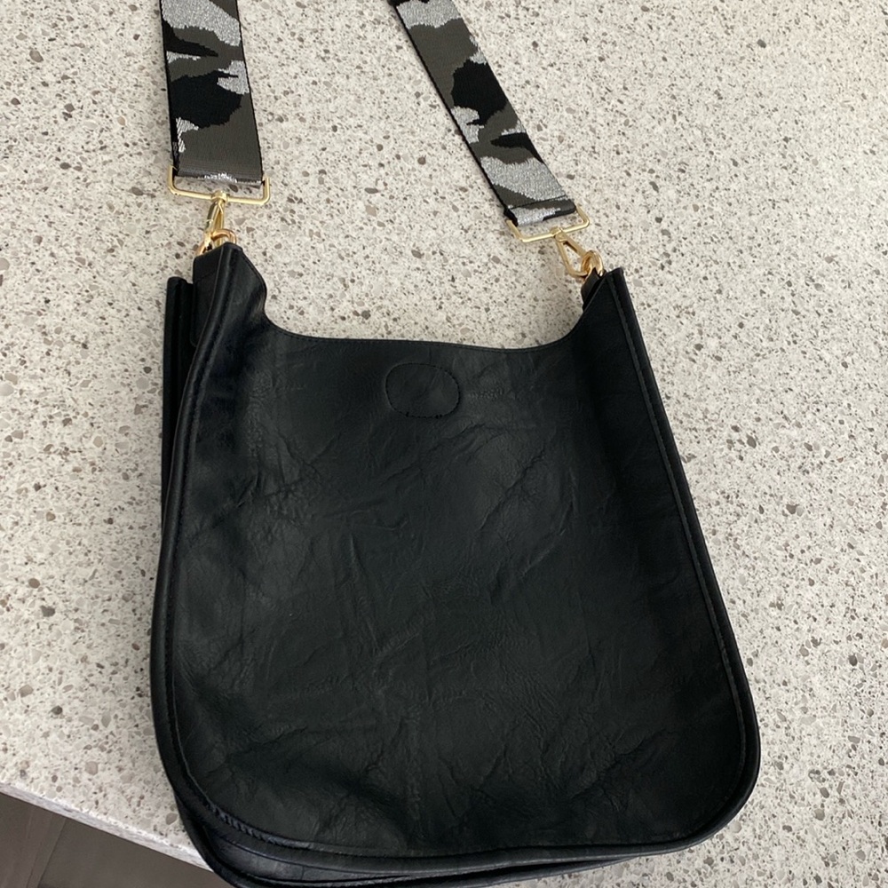 Ah-adorned crossbody purse